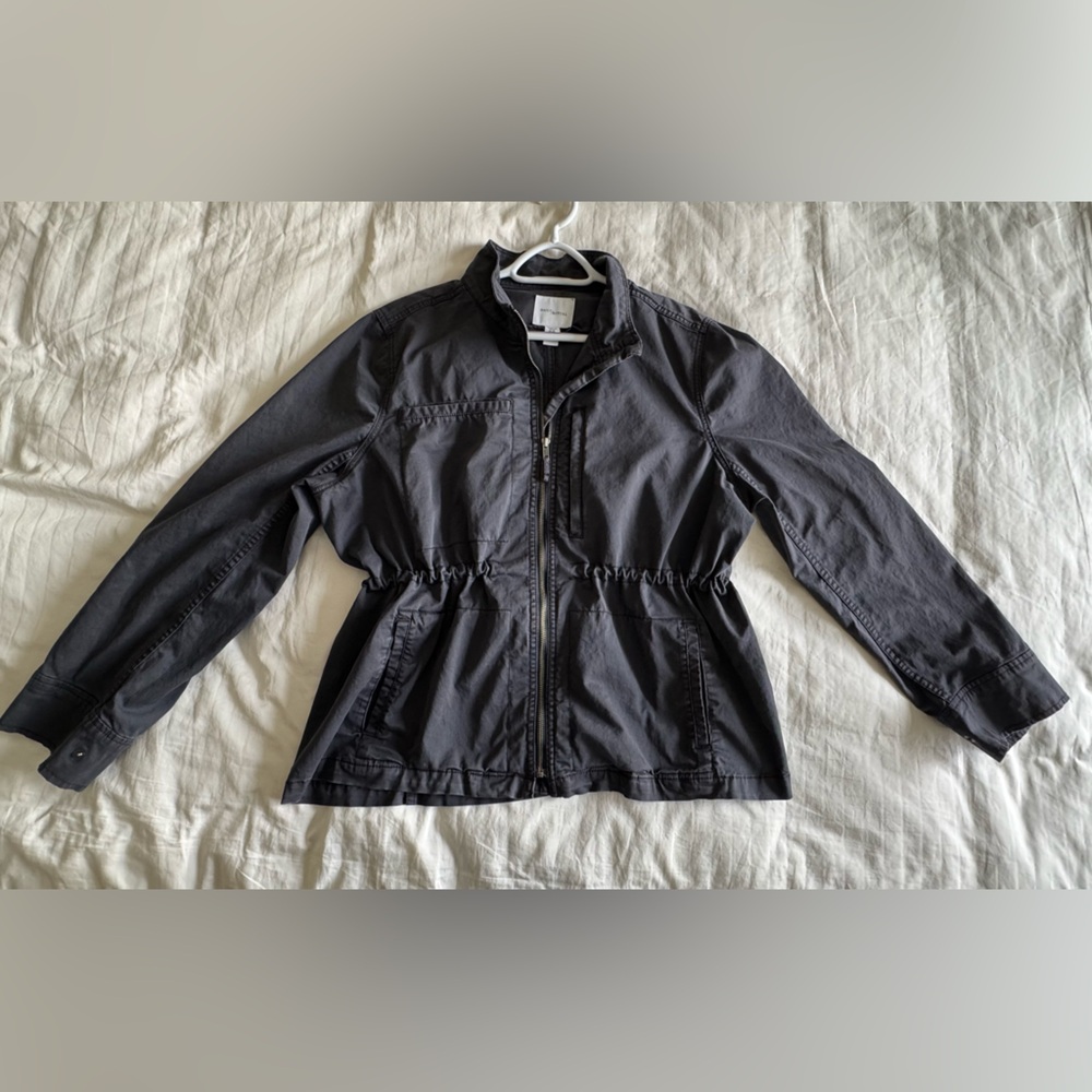 Barn / Cargo / Utility Zip-Up Jacket - Grey